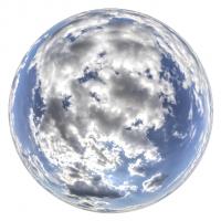 12K clouded skydome HDRi panorama